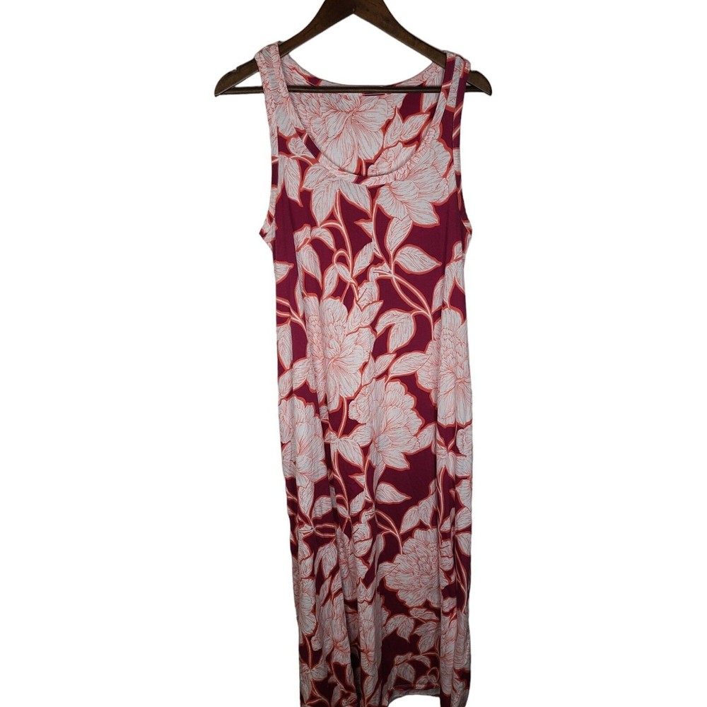 Soft Surroundings Santiago Song Maxi Dress Womens Large